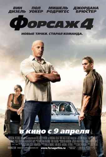  (голосов: 22) Скачать фильм Форсаж 4 / Fast & Furious (2009) DVDRip